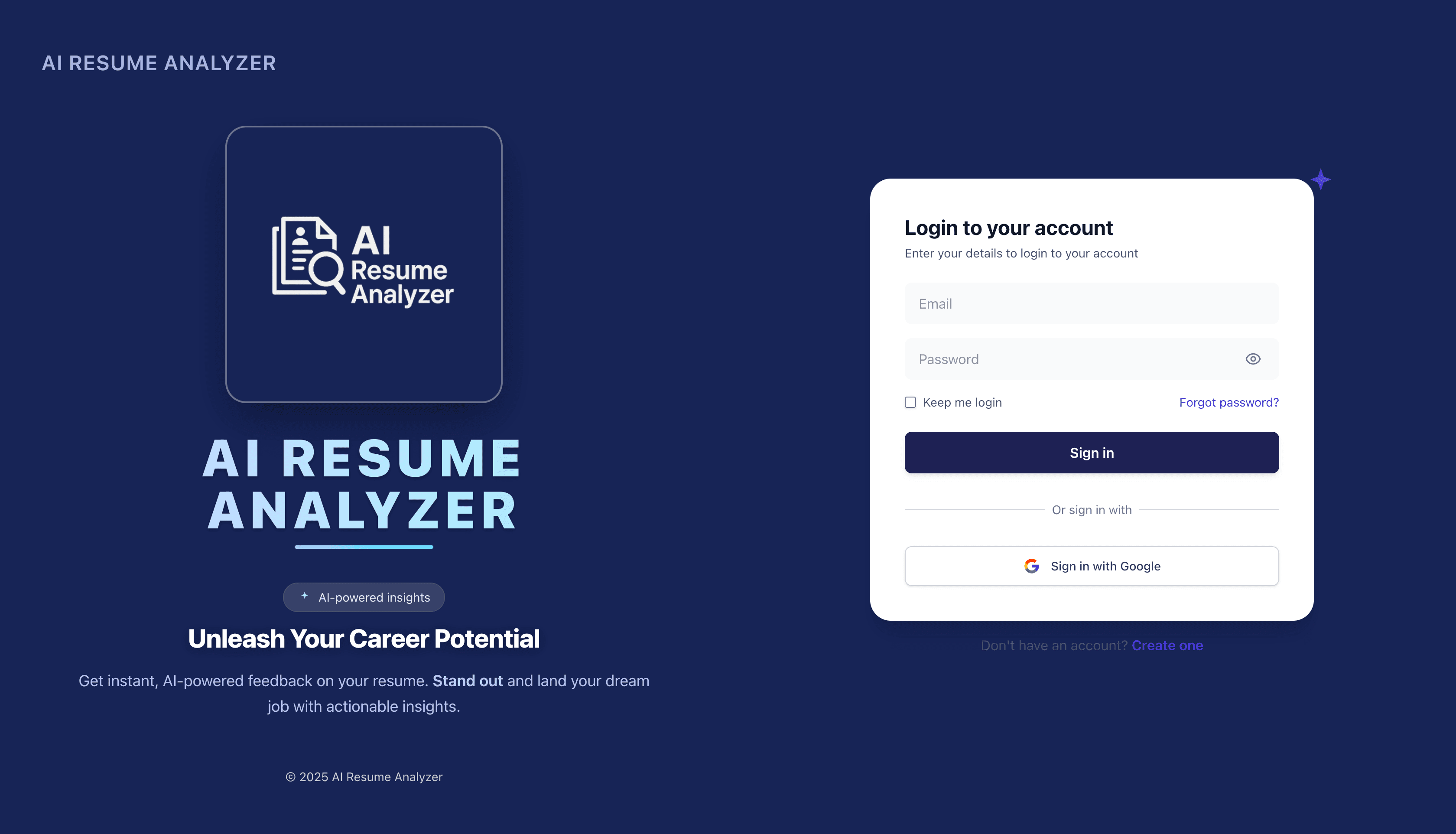 AI Resume Analyzer 